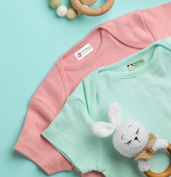 Genser med navnelapper