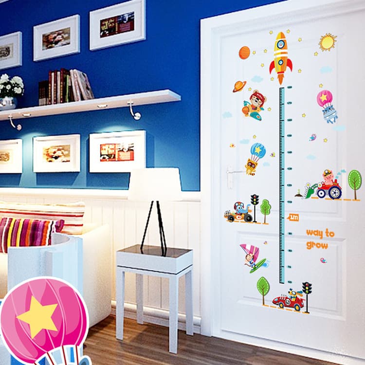 Barnerom med høydemåler